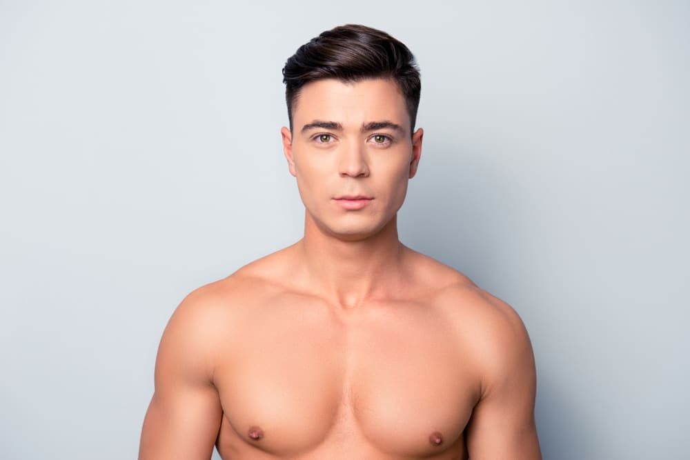 Portrait,Of,Confident,Concentrated,Handsome,Muscular,With,Perfect,Ideal,Skin xeo® Laser Hair Reduction in Sugar Land, TX