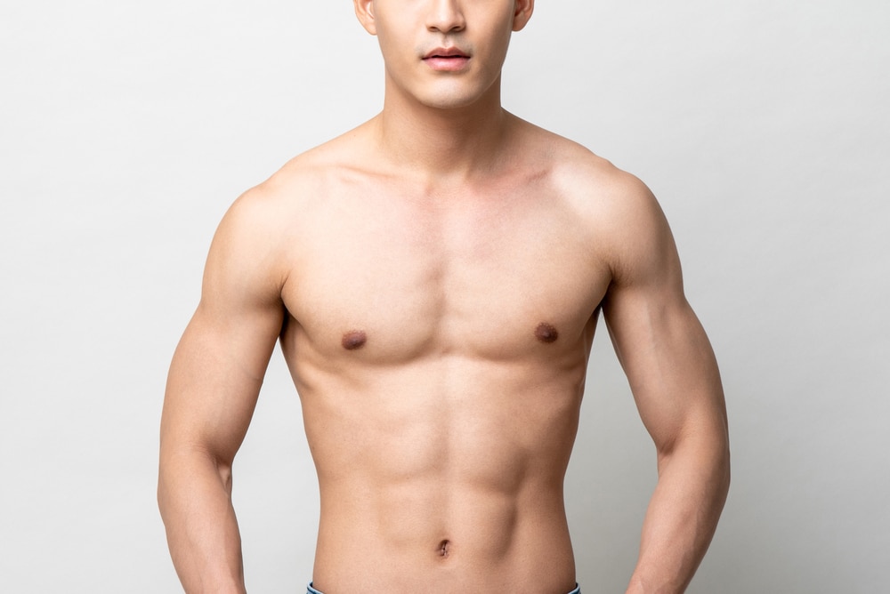 Healhty,Muscular,Upper,Body,Of,A,Shirtless,Man,Isolated,On truSculpt® in Sugar Land, TX